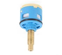 Vanne de douche à 3 voies - Cartouche inverseur de débit de rechange pour mitigeur de douche VS-1205 - Construction en laiton - Mécanisme de contrôle du débit d'eau - Noyau en céramique