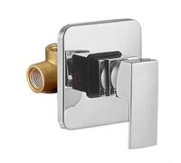 Vanne de douche en cuivre à fonction unique pour salle de bain (plaqué)