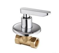 Vanne de douche G1/2 filetage pour baignoire murale Construction en cuivre Angle latent Capacité de mélange pour un mélange constant d'eau chaude et froide (A (alliage G1/2))