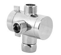 Vanne de douche, inverseur de hower, dérivation de douche à trois voies pour tous les tuyaux de douche standard Tuyaux d'arrosage/filtres à eau/pulvérisateurs /(Interface 1)
