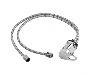 Vanne de douche pour van Life Conversions avec queues en acier inoxydable de 800 mm et débit optimisé pour systèmes d'eau à pompe