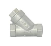 Vanne de filtration en Y acier inoxydable 304, filetage femelle 3/4" 1" BSP, pompe surpression for eau, huile, gaz, DN15, 20, 25, 32, 40(3/4")