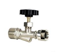 Vanne de gaz avec filetage mâle pour compresseur d'air, accessoire pneumatique avec aiguille pour contrôle du flux d'air, raccord de tuyau en tailles G1/8 G1/4 G1/2, M (F)