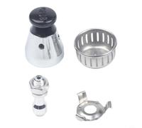 Vanne de limitation de pression en alliage d'aluminium pour autocuiseurs électriques, kit de soupape de purge avec barre de 7 à 10 mm, accessoires de sécurité 80 KPa argent