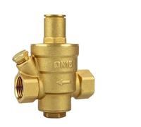 Vanne de maintien de pression d'eau en laiton G 1/2", 3/4", 1" et 2", compatible avec les modèles DN15/DN20/DN25/DN32, régulateur, soupape de décharge réglable et manomètre.(DN32)