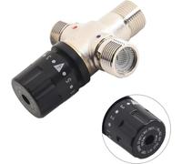 Vanne de mélange d'eau thermostatique pour chauffage solaire, mélange d'eau thermostatique avec sortie sûre DN20 de 1,9 cm, pour douche, système de chauffage solaire, contrôle de la température de
