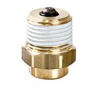 Vanne de montage Afriso 77914 G 1/4 x G 1/2, laiton, revêtement auto-obturant