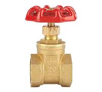 Vanne de Porte en Laiton DN20 | BSPP G3 / 4 Vanne d'écluse Rotative pour le Gaz d' d'eau | Contrôle de Fluide de 232 Psi pour une Utilisation Industrielle et Mécanique