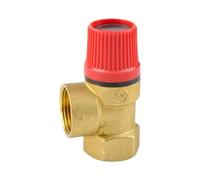 Vanne De Pression Laiton Pour Chauffe-Eau Solaire | Plusieurs Filetages, Corps Laiton, Installation Rapide, Décharge Stable(7 Bar,-_1/2")