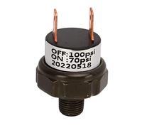 Vanne de pressostat pour compresseur d’air en acier inoxydable, interrupteur universel de régulation de la pression d’air pour klaxons de voiture et de train ainsi que pour les (70-100PSI)