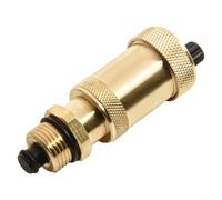 Vanne de Purge d'Air Automatique en Laiton 1/2 Pouce pour Chauffage - Soupape d'Évacuation Rapide jusqu'à 10 Bars DN15(ZH-3/8 * 1/2)