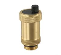 Vanne de Purge d'Air Automatique en Laiton 1/2 Pouce pour Chauffage - Soupape d'Évacuation Rapide jusqu'à 10 Bars DN15(ZH-G1/2)