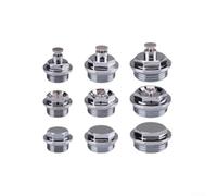 Vanne de purge d'air avec corps en alliage de laiton chromé pour une utilisation dans des projets d'entretien et de remplacement de radiateurs à plusieurs échelles