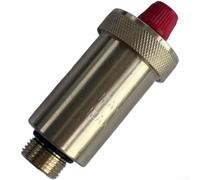 Vanne de Purge pour radiateur en Laiton 1/2 Pouce - de Purge Incluse pour Chauffage Central - Soupape Ventilation 10 Bars 120°C - Kit Maintenance
