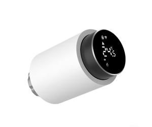 Vanne de radiateur compatible Zigbee pour automatisation intelligente du chauffage domestique avec support vocal et surveillance de l'énergie détaillée (1 pièce)