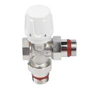 Vanne de radiateur thermostatique 3 voies DN20 pour une régulation thermique précise dans les systèmes de chauffage hydrauliques fonctionnant entre 20 et 120 degrés Celsius