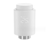 Vanne de radiateur thermostatique avec protocole Zigbee 3.0, compatible avec NSPanel Pro ZB Bridge Pro pour Alexa, blanc (113 x 121 x 62 mm, 260 g) B