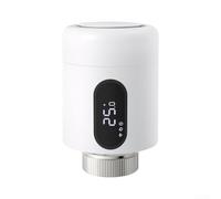 Vanne de radiateur thermostatique intelligente avec compatibilité Zigbee, télécommande par application et six modes de chauffage