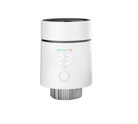 Vanne de radiateur thermostatique intelligente, plage de température de 5 à 35 °C, matériaux ignifuges PC+ABS, pour ZigBee pour contrôle de maison intelligente