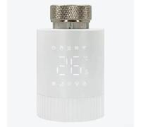 Vanne de radiateur thermostatique programmable intelligente, connecteur M30 x 1,5 mm, contrôle de la température réglable de 5 à 35 °C avec voix, horaire personnalisable, modes confort et économie