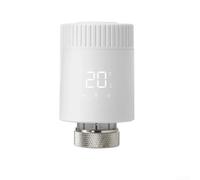 Vanne de radiateur thermostatique programmable WiFi avec commande vocale à distance, programmation personnalisée, plusieurs modes et arrêt de sécurité, pour systèmes, connexion blanche M30 x 1,5 mm