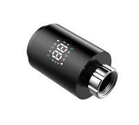 Vanne De Radiateur Thermostatique, Vanne Thermostatiques Connectée, Thermostat Connecté Radiateur Electrique, Contrôle Vocal,Thermostatique Connectée Et Intelligente pour Home Gateway (Noir)