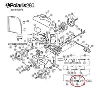 Polaris Vanne De Recul De Rechange Pour Polaris 280 G52