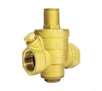 Vanne de réduction de pression d'eau en laiton DN20 avec filtre et manomètre, convient pour les systèmes d'eau résidentiels, commerciaux et industriels (grand)