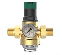 Vanne de réduction de pression en laiton, pour Honeywell 2-Union Kit de soupape de réduction de pression avec régulateur de pression d'eau avec filtre de rechange (1,9 cm)