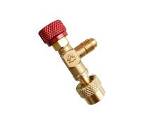 Vanne de réfrigérant en cuivre R410A - Bouton rotatif réglable - Étanche - Adaptateur de climatiseur