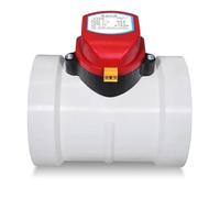 Vanne de registre d'air en plastique de 3 pouces, vanne de registre motorisée de conduit d'air électrique HVAC for vanne de tuyau de ventilation 220 V 24 V 12 V 75 mm(24V DC)