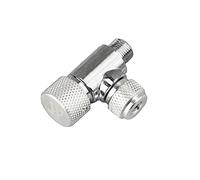 Vanne de réglage Fin pour régulateur CO2 Aquarium Système du dioxyde Carbone Simple Granularité élevée Pas Fuite d air Facile à Installer Alliage Aluminium Cuivre Structure précise