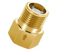 Vanne de régulation, Brass Anti Backflow Check Valve Gold One-way Durable Toilet Corner Ozone Resistance Non Return