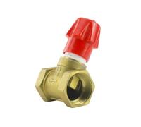 Vanne de régulation de débit en laiton, 1 pièce - Vanne à soupape à commande manuelle for eau - 1/2" à 2"(0.75In)