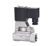 Vanne de régulation de fluide série 2L 2L320 2L400 2L500 type bornier/œillet piloté en interne et normalement fermé (2L400-40 (œillet), DC 12 V (F))