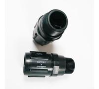 Vanne de régulation de pression d'eau avec 34 pour filetage BSP à faible débit 3/4 femelle vers 3/4 mâle pour irrigation goutte à goutte pression réglable 20 100 PSI (25 PSI)