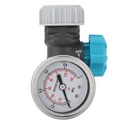 Vanne de régulation de pression d'eau réglable G3/4in avec manomètre contrôleur d'irrigation de jardin à effet de serre pour l'irrigation de jardin RV Caomper remorque de voyage