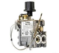 Vanne de régulation de température du gaz modèle 630 avec sonde en acier inoxydable conçue pour les accessoires de friteuse et four à vapeur et compatible avec les fours BIFRONTE GAMMA