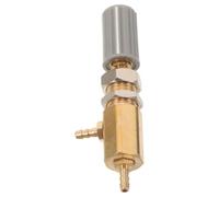 Vanne de Régulation Dentaire à Angle Droit 6,5x2x1cm en Cuivre plastique | Débit Précis et Irrigation Constante, pour Interfaces Médicales et Systèmes D’Alimentation, Couleur Or