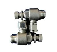 Vanne de régulation en acier inoxydable 304, limiteur de débit, bouchon rapide, raccord à torsion rapide KNSL 4X2.5-M5 KNSL 10X6.5-1I4 KNSL 6X4-M6(KNSL 10X6.5-1I4)