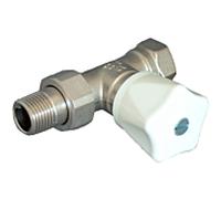 vanne de régulation manuelle VRC série Oventrop 1191604 2000 / 2 ", 2000 , laiton nickelé