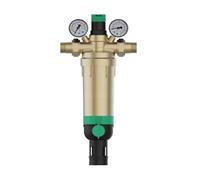 Vanne de régulation sécurité améliorée avec régulateur pression d'eau manuel en laiton à deux jauges for le contrôle du débit et la purification(MG-C2019)