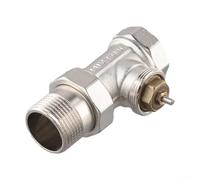 Vanne de régulation thermostatique en laiton DN15/DN20/DN25 sans tête thermostatique pour commande de radiateur avec filetage M30 x 1,5 mm (DN25)