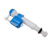 Vanne de remplissage de chasse d'eau réglable en hauteur avec entrée inférieure G1/2 pour contrôle du niveau d'eau, valve d'admission haute pression en plastique compatible avec les toilettes standard