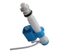 Vanne de remplissage de réservoir de toilette, valve d'entrée inférieure avec chasse d'eau silencieuse, valve de remplissage réglable en plastique ABS, vanne de vidange haute pression pour presse