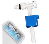 Vanne de remplissage universelle pour réservoir de chasse d'eau G3/8 & G1/2 - Valve WC à économie d'eau en laiton - Pièce de rechange pour réservoir de chasse d'eau - Valve d'admission universelle