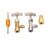 Vanne de réservoir de réfrigérant auto-scellant pour Kit de réparation de ligne R134A AC