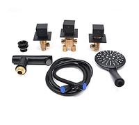 Vanne de robinet à eau chaude et froide en laiton avec commande d'interrupteur pour robinet de baignoire et douche durable facile à installer la fuite idéale pour la mise à niveau de la salle de