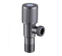 Vanne De Robinet Lot De 2 Vannes D'Angle G1/2 Pour L'Évacuation D'Eau Chaude Et Froide Des Chauffe-Eau De Toilettes Couleur Gris Litchi