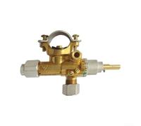 Vanne de sécurité à gaz en laiton - Dispositif de panne de flamme - Filetage M16 x 1,5 - Pour réparation de cuisinière - Basse pression pour contrôle GPL (1,3 cm)